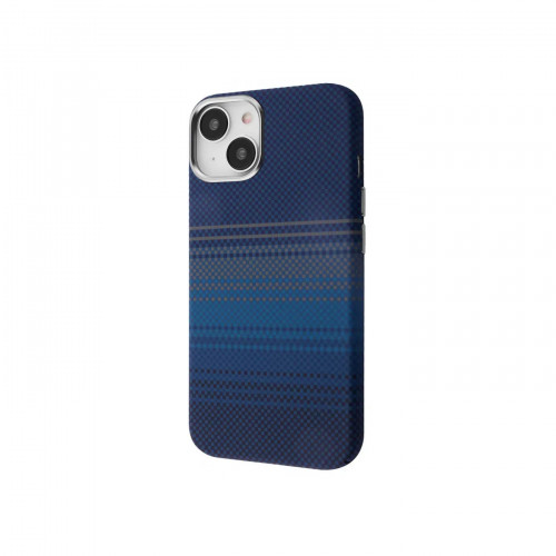 Чехол WAVE Gleam Case with Magnetic Ring iPhone 15 (blue stripes)
